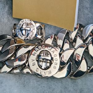 Marc Jacobs Silver Chain Bracelet and Ring Set